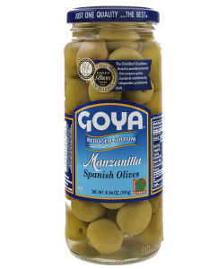 Reduced sodium Green Olives