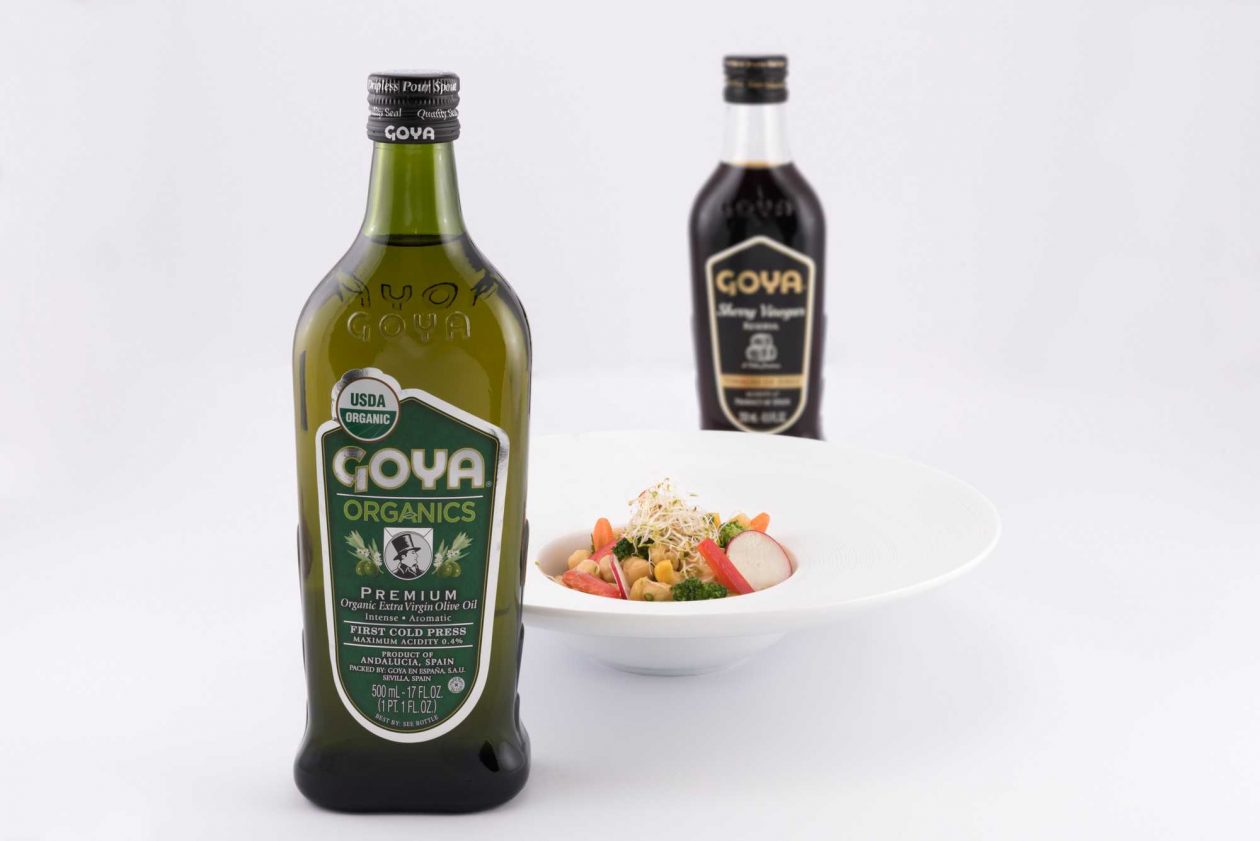 Ensalada con Aceite de Oliva Virgen Extra Ecológico