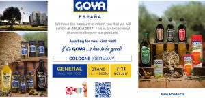 Invitacion Anuga 2017 Goya Esp2017