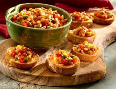 Tapenade con aceitunas verdes
