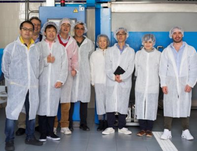 Visita del distribuidor en Japón de Goya España