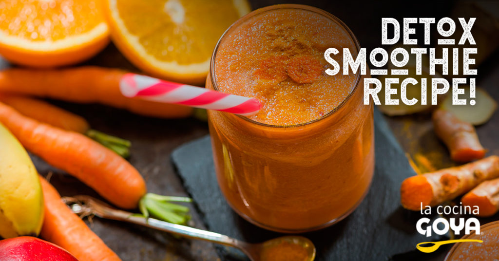 Carrot and orange smoothie for breakfast recipe!