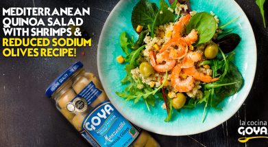 mediterranean quinoa salad with shrimps reduced sodium olives recipe