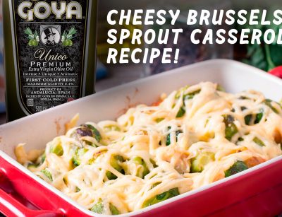 Brussels sprout casserole for Thanksgiving!