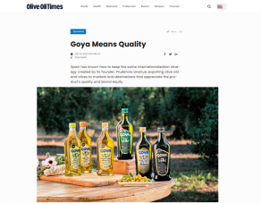 Olive Oil Times | Goya means quality | Goya es calidad