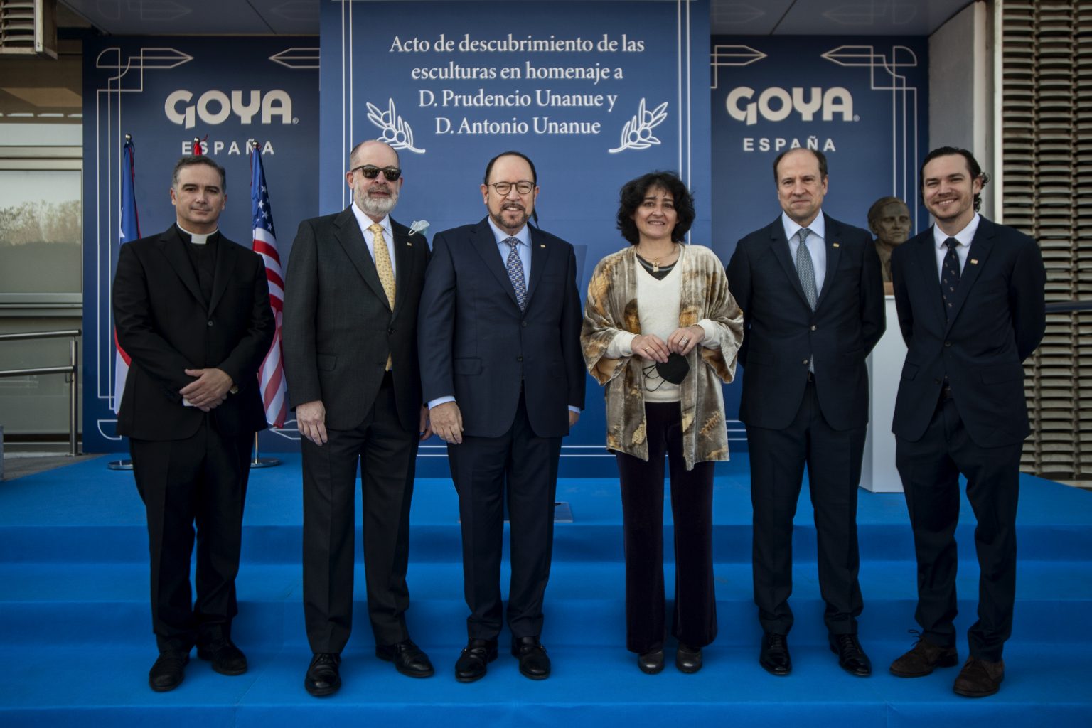 Homenaje Goya España a los fundadores